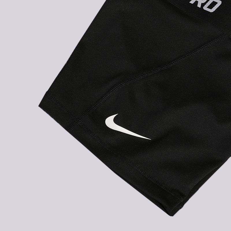 детские черные шорты Nike Pro Big Kids` (Girls`) Training Shorts 819609-010 - цена, описание, фото 2